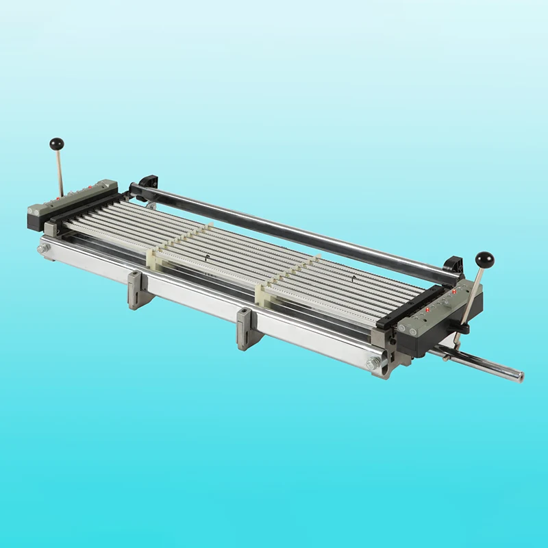 ما هو إطار إيقاف السداة لأنوال المناشف ذات الحدين؟